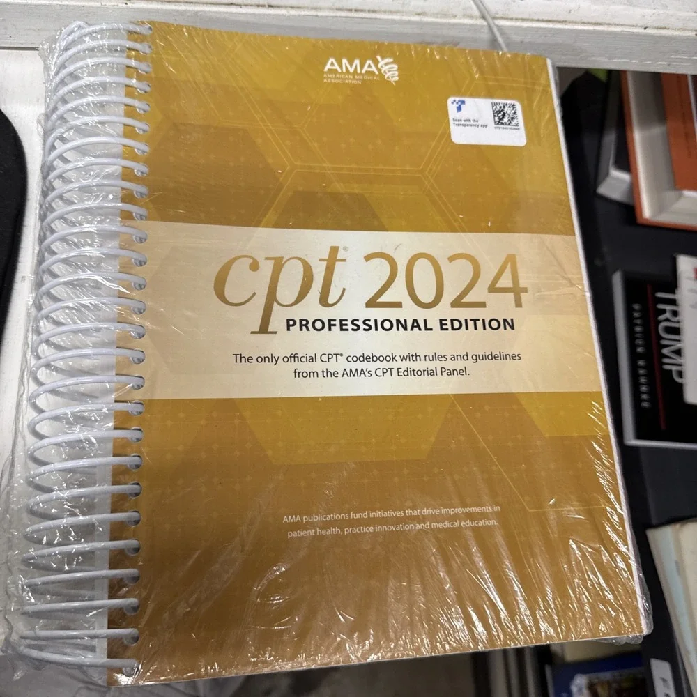 CPT 2024 Professional Edition (CPT coding book by AMA) ISBN 9781640162846